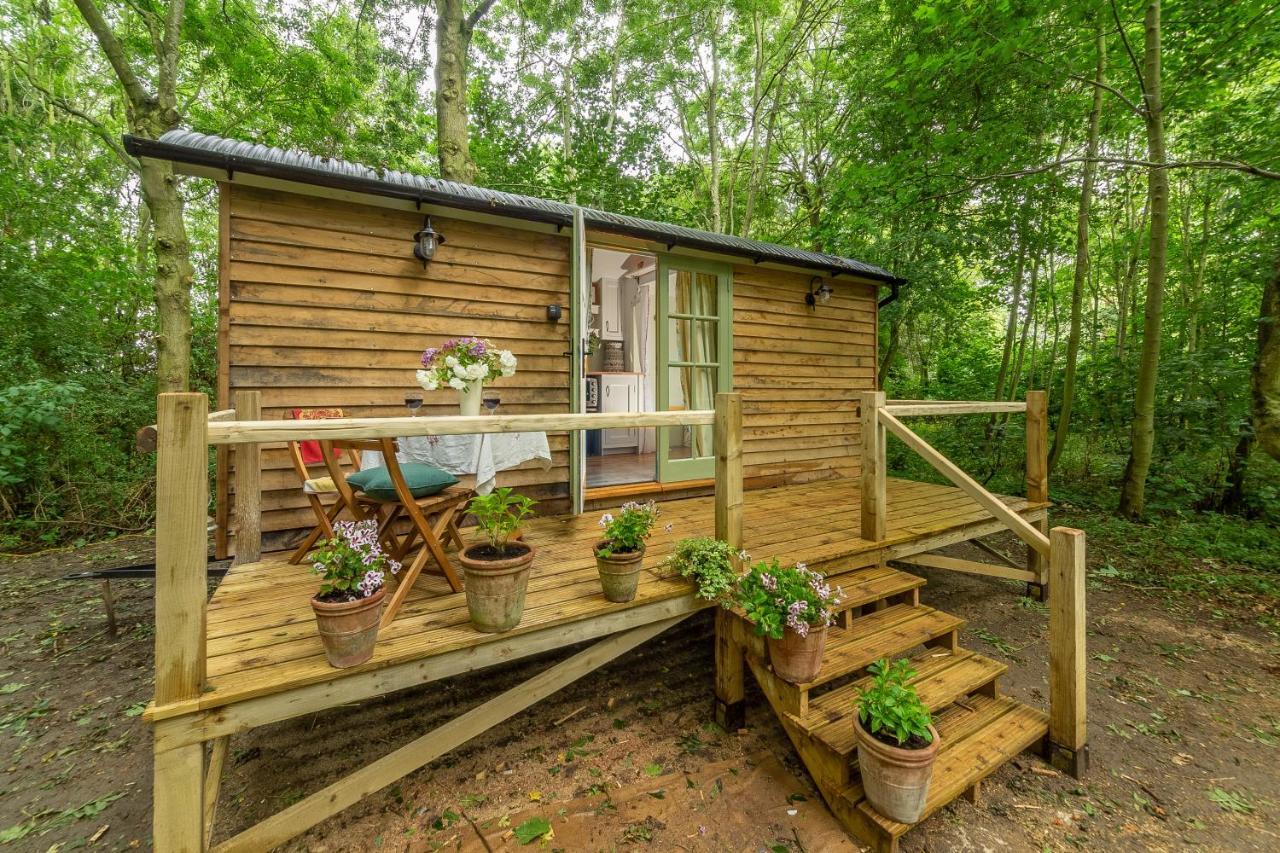 Woodland Retreat Shepherds Hut Vila Brundish Exterior foto